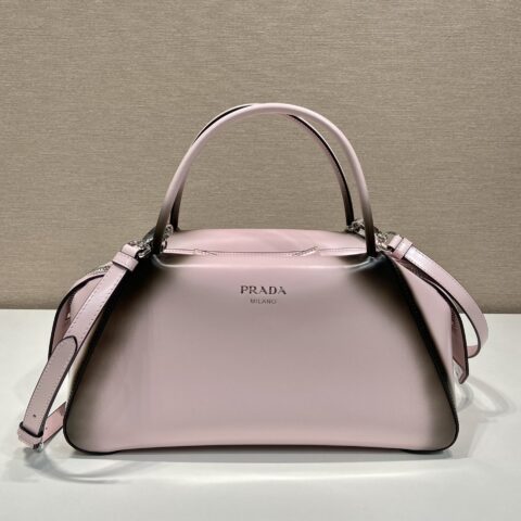 PRADA普拉达中号渐变色新款保龄球包1BA365