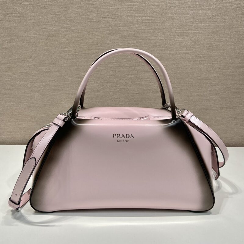 PRADA普拉达中号渐变色新款保龄球包1BA365