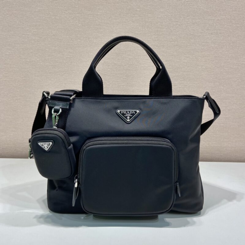 PRADA普拉达进口尼龙面料托特包1BG354