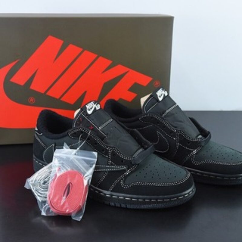 Fragment x TS x Air Jordan 1 Low三方联名倒钩低帮 实拍首发官方货号:DM7866 001