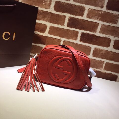 GUCCI古驰全皮相机包单肩包流苏斜挎包308364