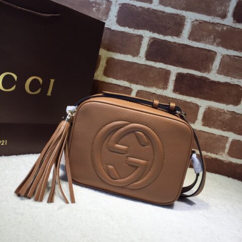 GUCCI古驰全皮相机包单肩包流苏斜挎包308364