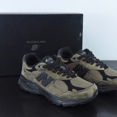 JJJJound x New Balance 990 v3联名款复古低帮休闲跑步鞋 浅棕色 美产 货号:M990JJ3