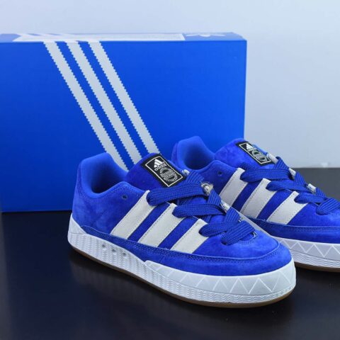 Human Made x Adimatic Low"Bright Orange"马蒂奇系列鲨鱼面包翻毛白深蓝”低帮休闲板鞋GX1828