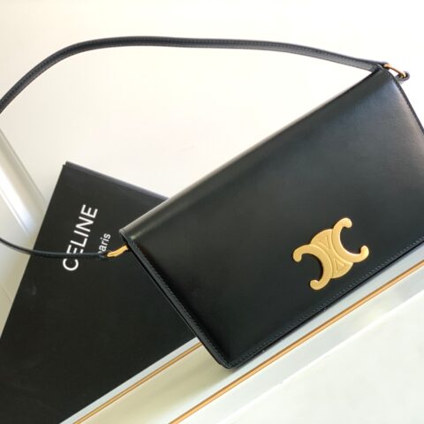 CELINE赛琳TRAPEZE TRIOMPHE亮泽牛皮革手袋199283