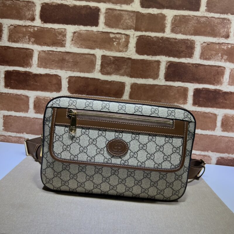 GUCCI古驰棕色双肩包700515