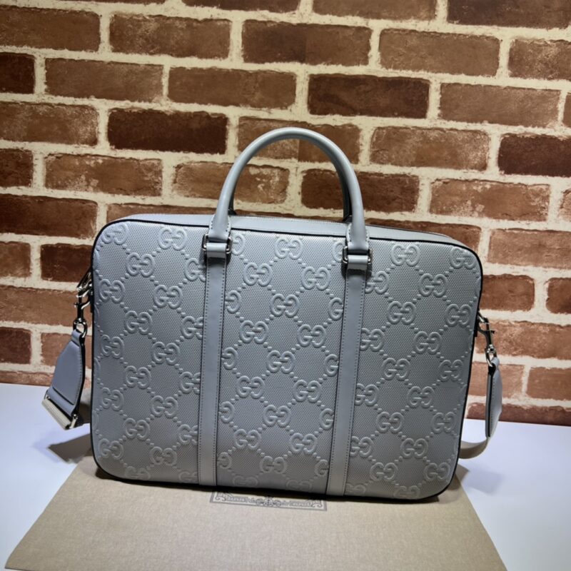 GUCCI古驰GG印花压纹公文包658573