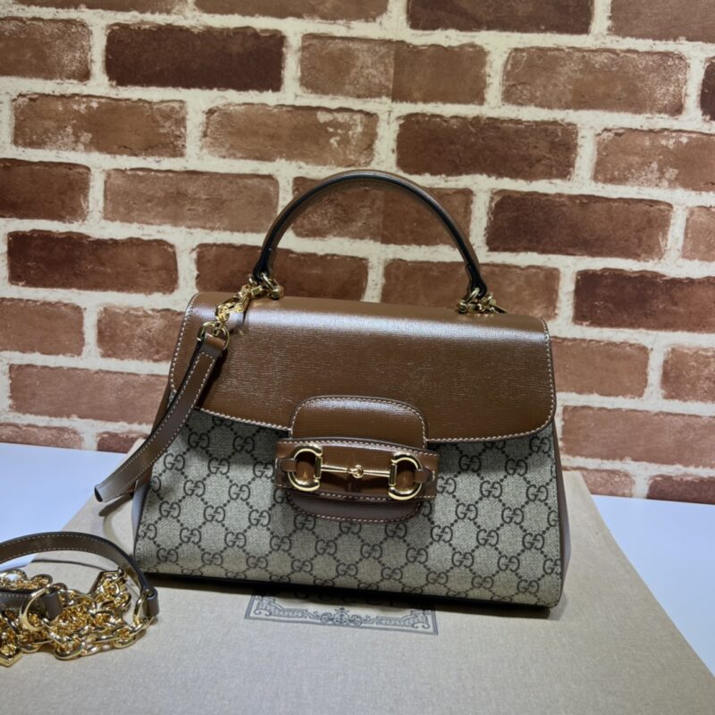 GUCCI古驰Horsebit 1955系列中号手袋702049