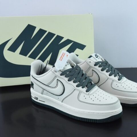 Undefeated x Nike Air Force 1 Low 米绿色 空军一号低帮货号:UN3699-066