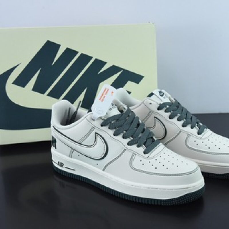 Undefeated x Nike Air Force 1 Low 米绿色 空军一号低帮货号:UN3699-066