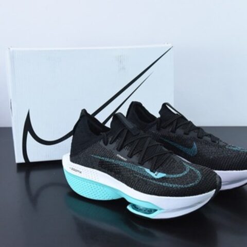 Nike Air Zoom Alphafly NEXT% 2 Proto 马拉松3.0高性能跑鞋/黑湖蓝货号:DV9422 500