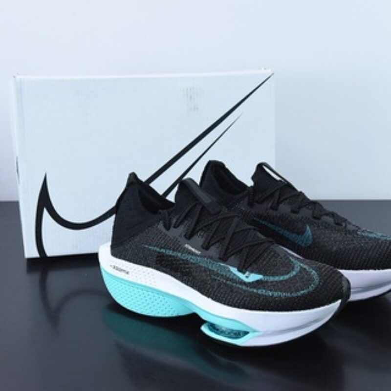 Nike Air Zoom Alphafly NEXT% 2 Proto 马拉松3.0高性能跑鞋/黑湖蓝货号:DV9422 500