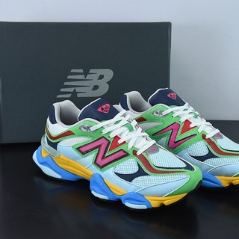 Jo eFrsehogods x eNw Blaance NB9060联名款男女同款运动鞋 货号:U9060NBN 蓝绿黄