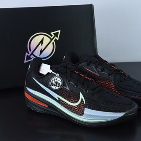Nike Air Zoom G.T.Cut EP减震防滑低帮实战篮球鞋 黑红 官方货号:CZ0176-001
