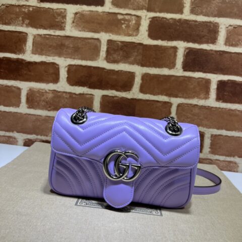 GUCCI古驰GG Marmont系列绗缝迷你肩背包446744