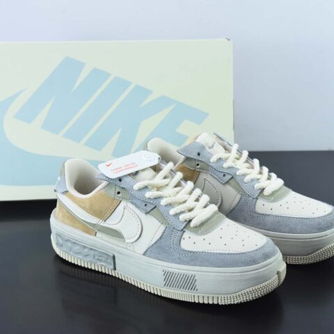 Nike Air Force 1 AF1 空军一号/低帮 白灰棕 解构低帮休闲板鞋 货号:CW6688-802