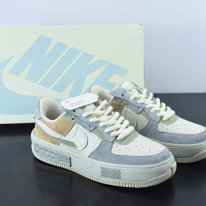 Nike Air Force 1 AF1 空军一号/低帮 白灰棕 解构低帮休闲板鞋 货号:CW6688-802