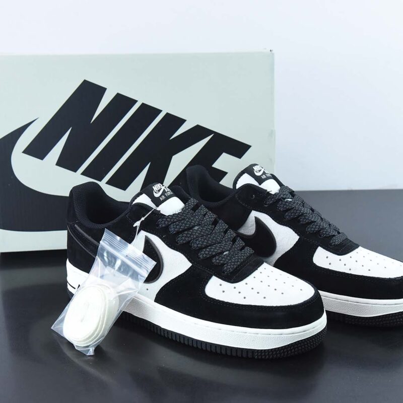 Nike Air Force 1 AF1 空军一号/低帮 黑白 炫彩 麂皮货号:MX0820-502