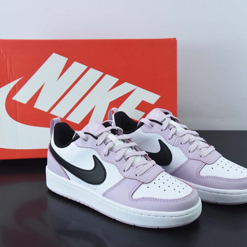 Nike Court Borough Low 2 (GS)樱花粉低帮休闲板鞋 货号:BQ5448-005