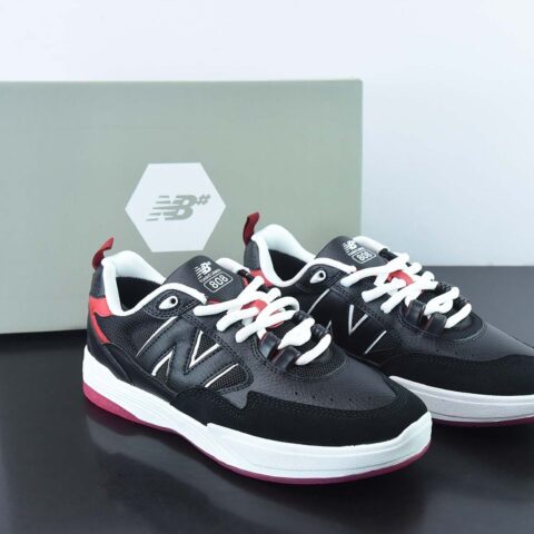 New Balance 808系列 舒适耐磨板鞋 黑红 货号:NM808BRD