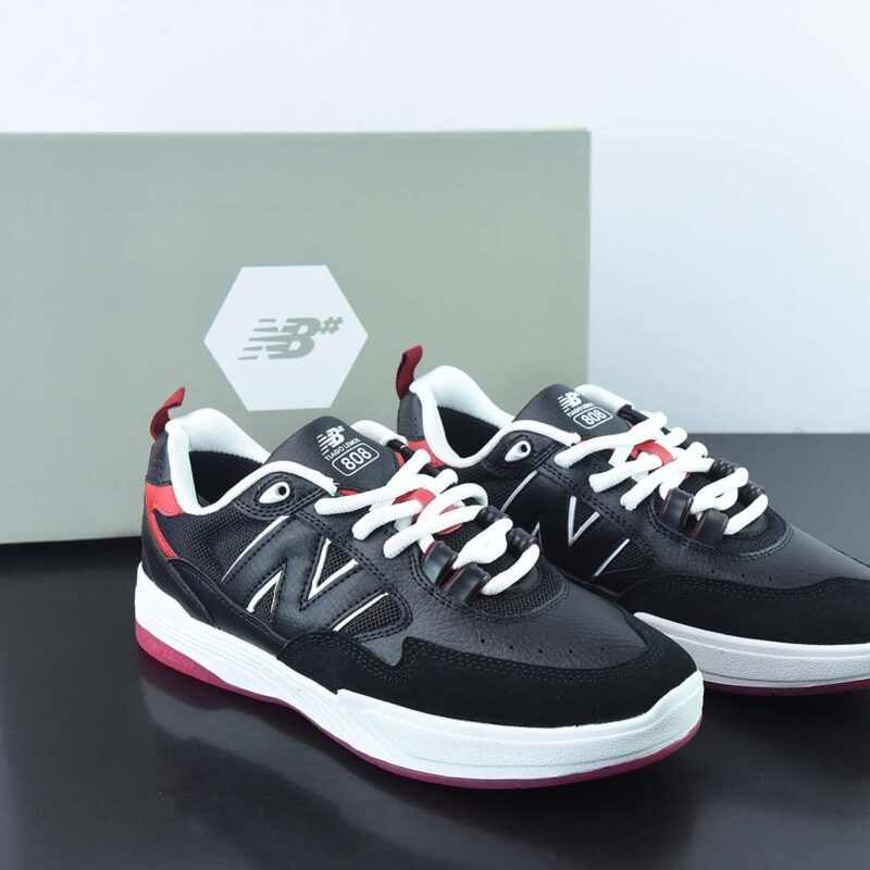 New Balance 808系列 舒适耐磨板鞋 黑红 货号:NM808BRD
