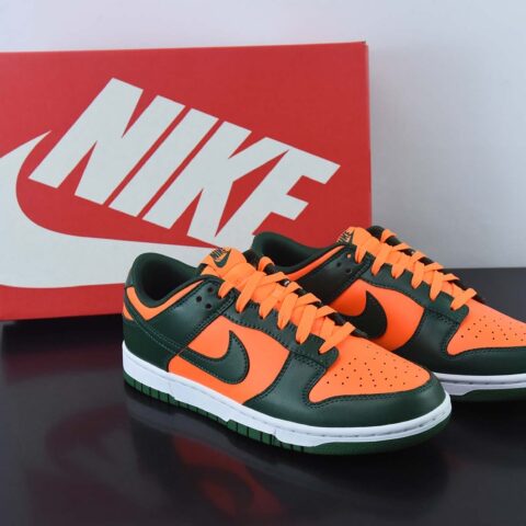 Nike SB Dunk Low"Miami Hurricanes"扣篮系列低帮休闲运动滑板板鞋货号:DD1391-300