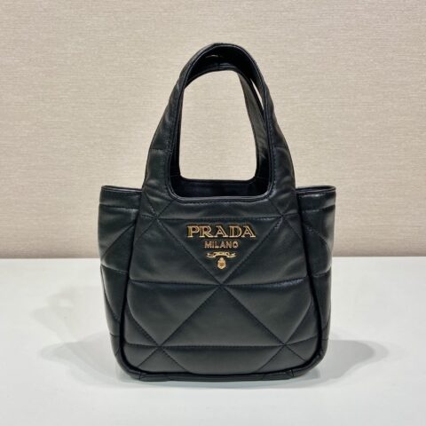PRADA普拉达mini菱格菜篮子1BG451