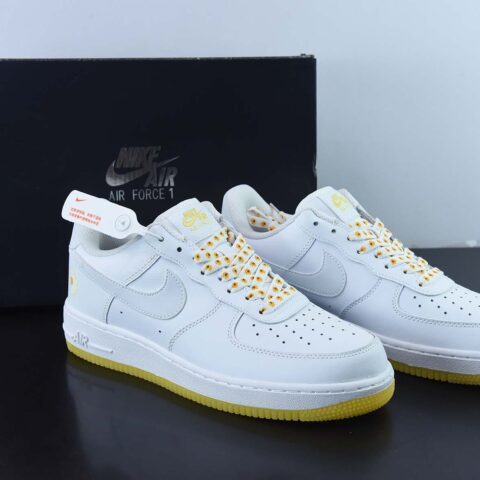 NK Air Force 1 Low “G-Dragon” 空军一号板鞋“权志龙小雏菊” 货号：CR6566-098