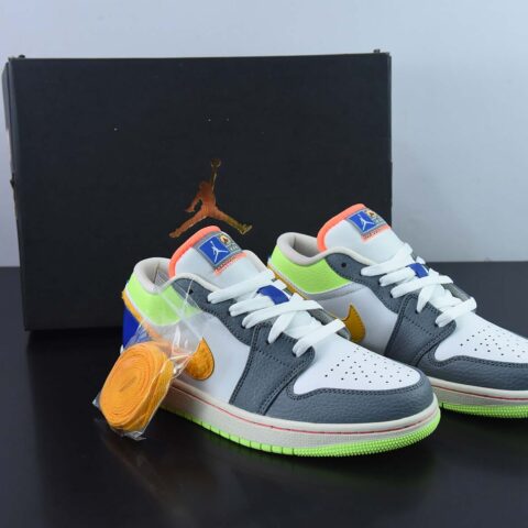 Air Jordan 1 Low AJ1 乔1漆皮拼色 复古文化休闲运动板鞋 货号:FB1835-181
