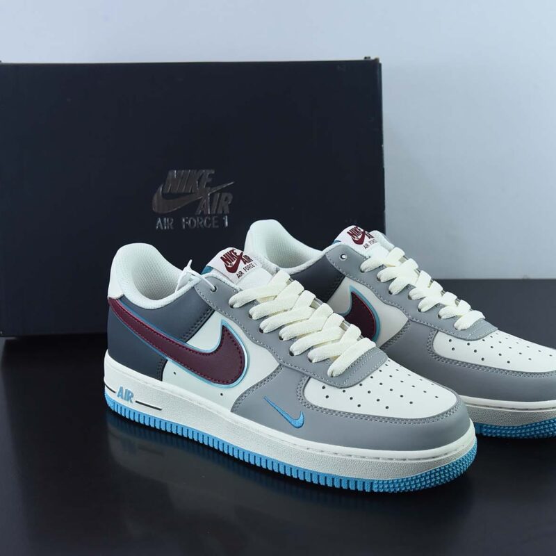 Nike Air Force 1'07 Low “Rouge” “灰胭脂”空军一号低帮运动休闲板鞋 货号:LJ8822-666
