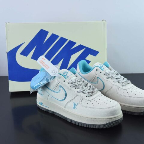 NIke Air Force 1 '07 Low “LV联名--冰蓝满天星”低帮休闲板鞋 空军一号货号:HX123-004