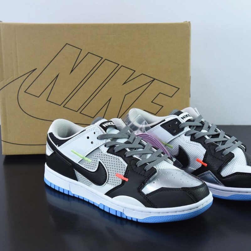 SB Dunk Scrap Low"Mismatch"拼接缝合 扣篮系列低帮经典 货号:DN5381-001