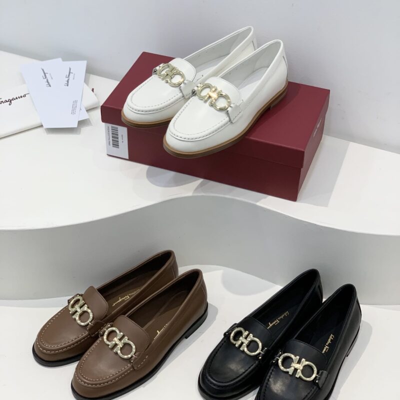 salvatore Ferragamo ✔️ 新品上新!菲拉格慕Gancini双面扣乐福鞋单鞋