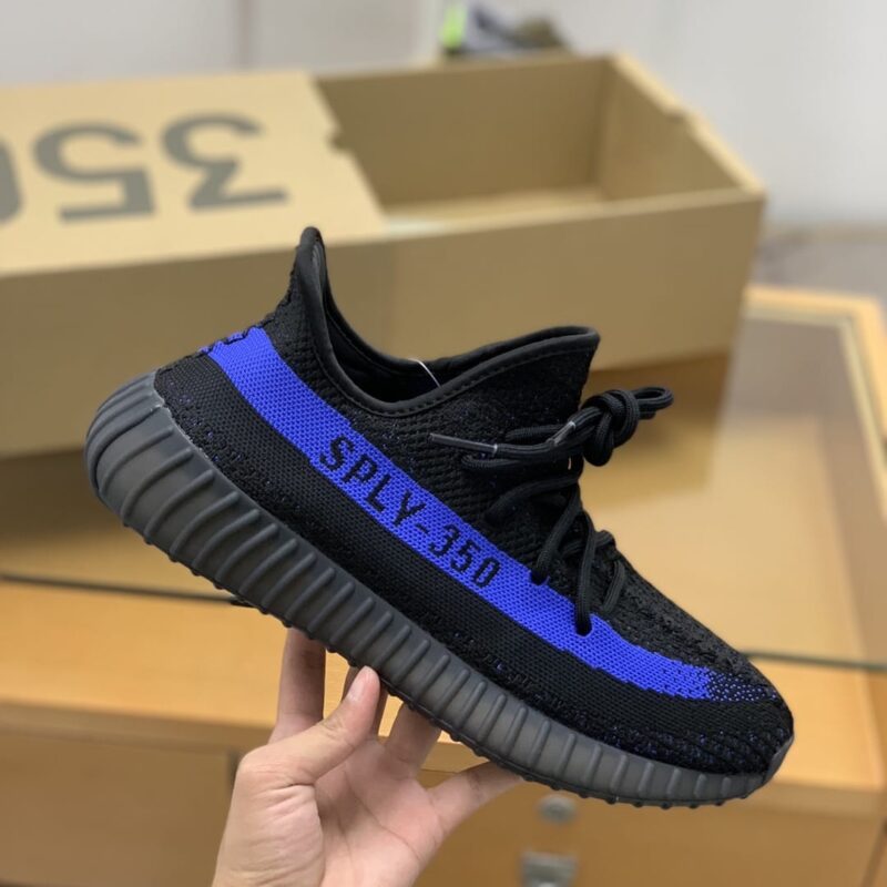 椰子/Yeezy 采用拼接【YEEZ*BOST 350 椰子黑蓝】男女同款椰子鞋