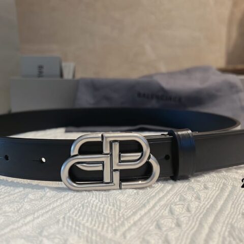 BALENCIAGA巴黎世家 女士2.5cm锁扣BB腰带