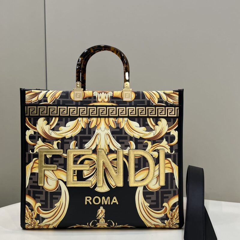 FENDI芬迪世纪联名系列TOTE手袋80092