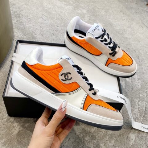 Chanel香奈儿 2023原版定制大象纹小牛皮运动鞋