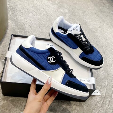 Chanel香奈儿 2023原版定制大象纹小牛皮运动鞋