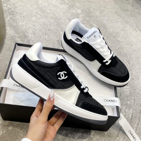 Chanel香奈儿 2023原版定制大象纹小牛皮运动鞋