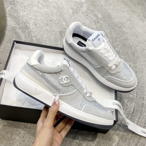 Chanel香奈儿 2023原版定制大象纹小牛皮运动鞋