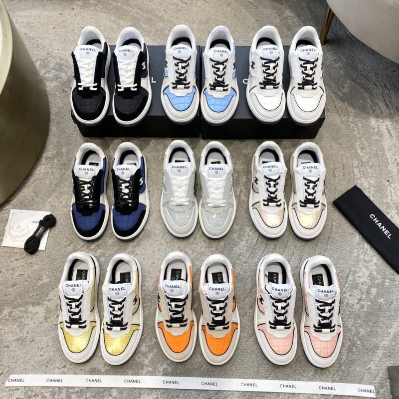 Chanel香奈儿 2023原版定制大象纹小牛皮运动鞋