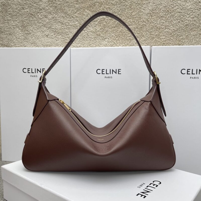 CELINE赛琳ROMY 中号柔软牛皮革手袋197443
