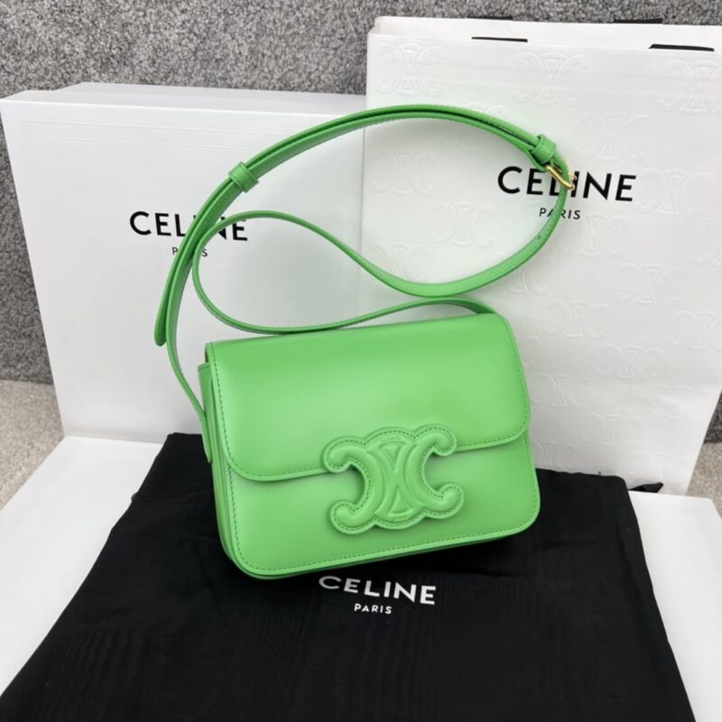 CELINE赛琳TEEN TRIOMPHE亮泽牛皮革手袋199233