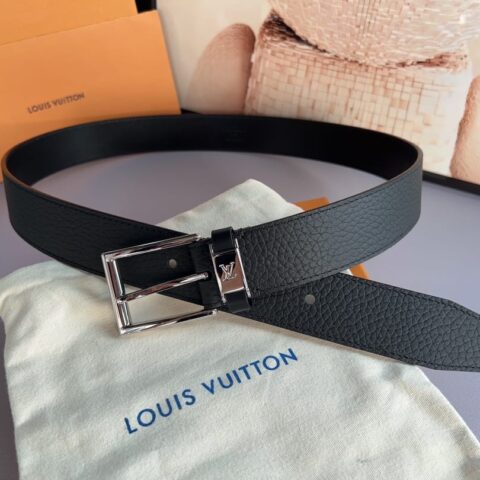 LV/路易威登   金属搭扣男士35毫米Vendome腰带
