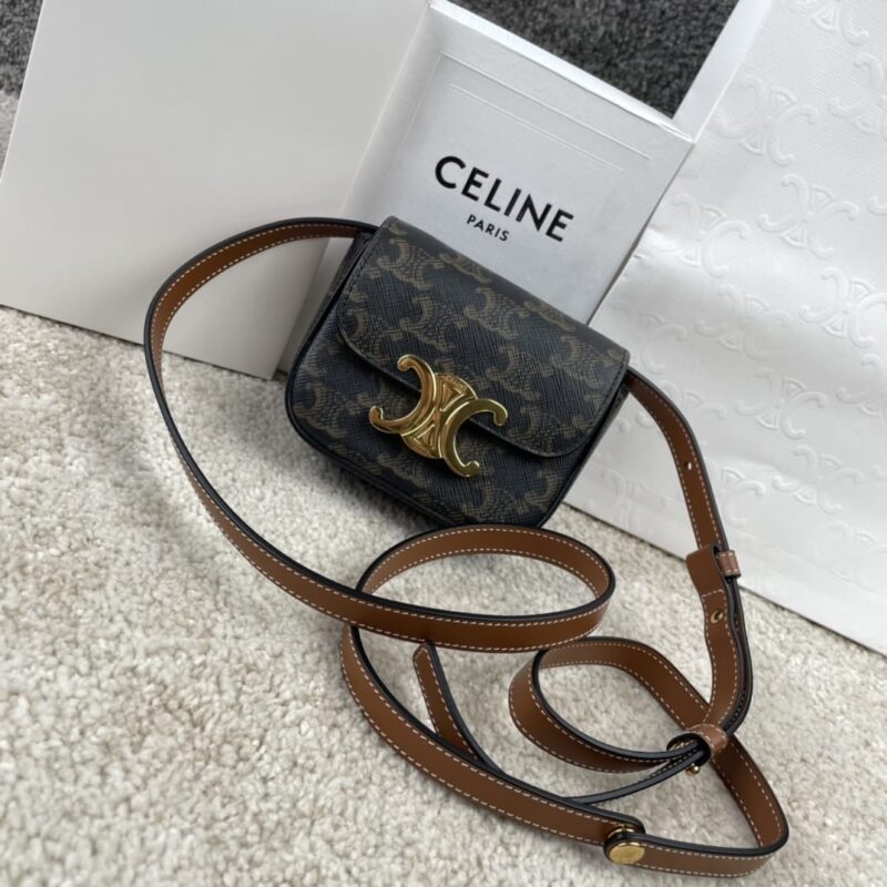 CELINE赛琳迷你凯旋门TRIOMRHE 标志性印花手袋101513