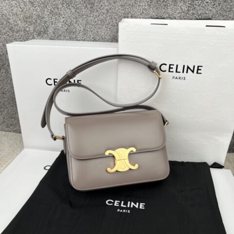 CELINE赛琳TRIOMPHE小号亮泽小牛皮手袋188423