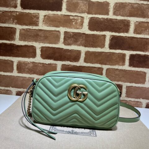 GUCCI古驰GG Marmont系列小号绗缝肩背包447632