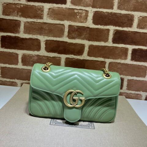 GUCCI古驰GG Marmont系列绗缝小号肩背包443497