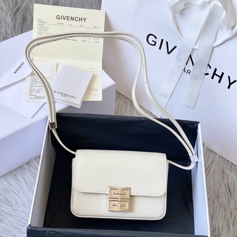 Givenchy纪梵希法国原厂box皮4G金属磁力扣肩背包4g88