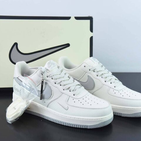 Nike Air Force 1 Low '07 “Keep Fresh”灰银小勾低帮空军一号休闲板鞋货号:BM1996-033